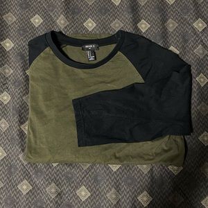 Olive Baseball Tee